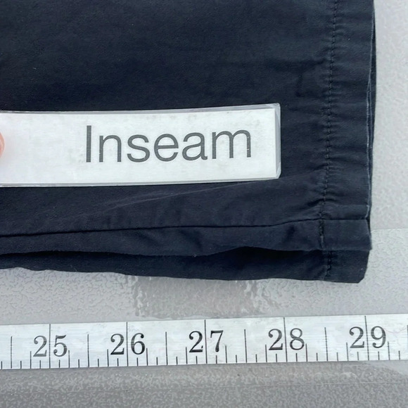 For Days Pants Women's M Medium Black Linen Pull On Straight Leg Organic - Picture 10 of 10